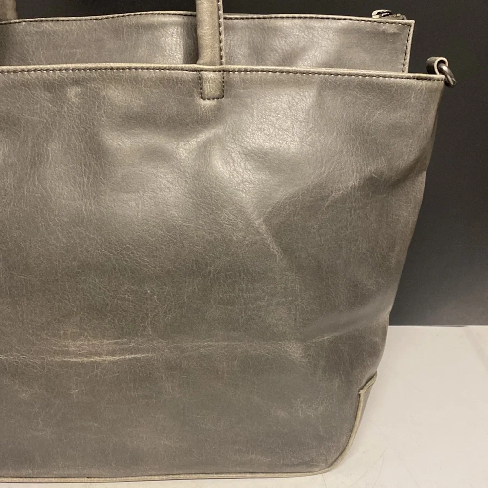 Matt & Nat Laptop Bag Grey Vegan Purse Large